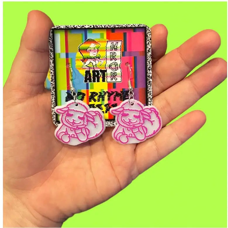 Shari Lewis -  Lamb Chop Earrings - Multiple Styles Available