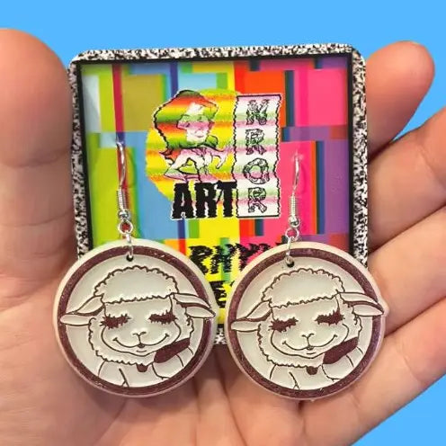Shari Lewis -  Lamb Chop Earrings - Multiple Styles Available
