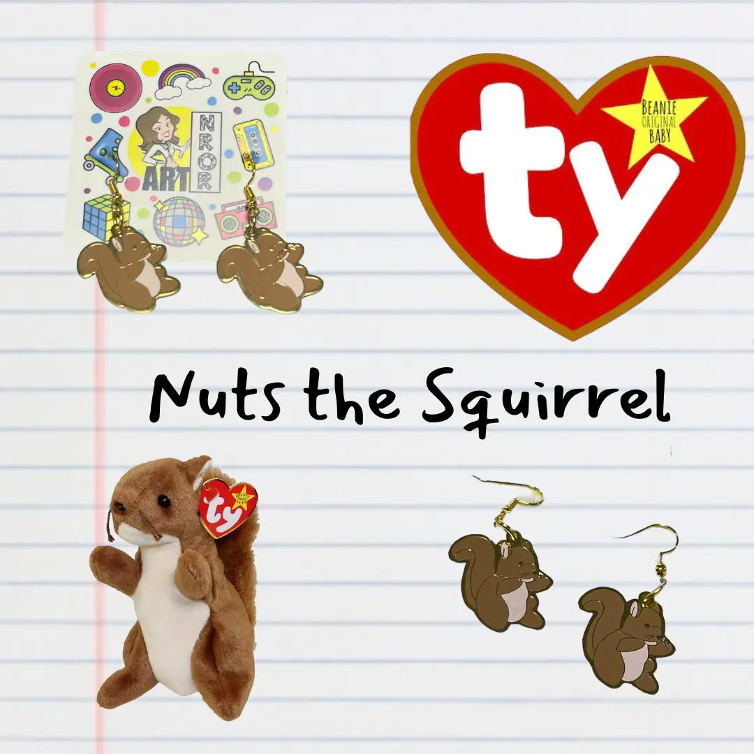 Ty Beanie Baby Earrings - Multiple Styles Available