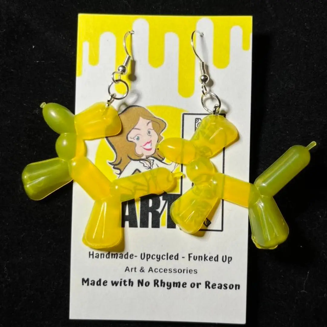Balloon Animal Earrings - Multiple Colors Available