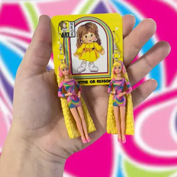 Totally Hair Barbie Earrings