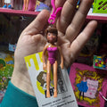 Polly Pocket- Brunette Hair Keychains - Multiple Available