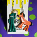Gumby and Pokey Earrings - Multiple Styles Available
