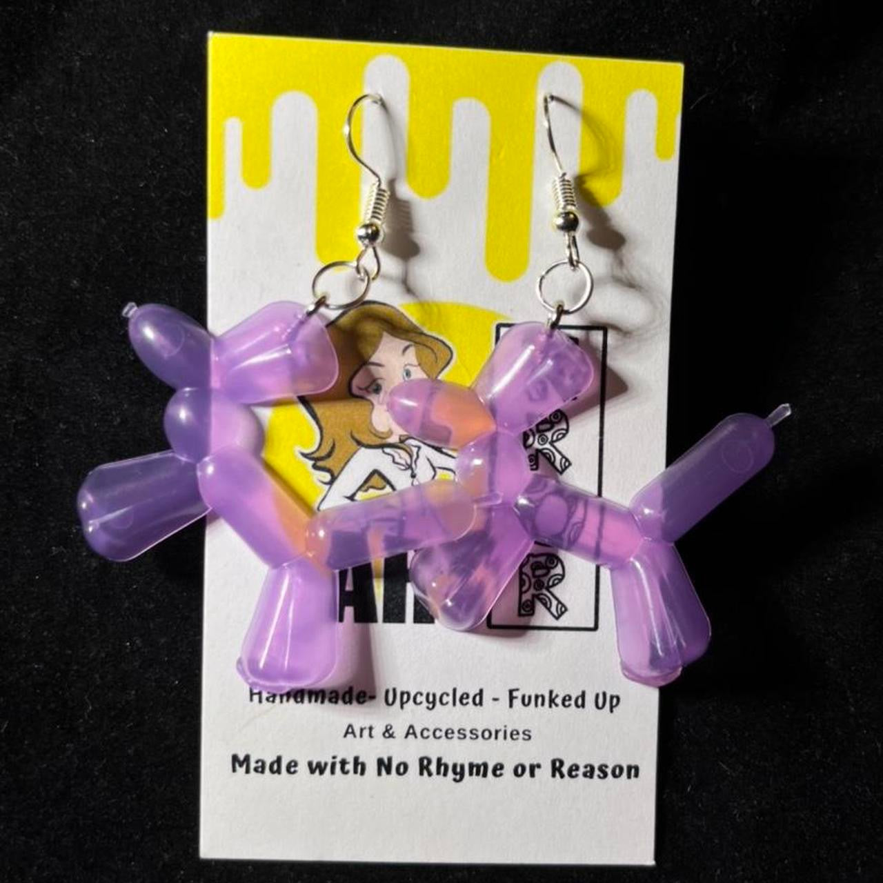 Balloon Animal Earrings - Multiple Colors Available