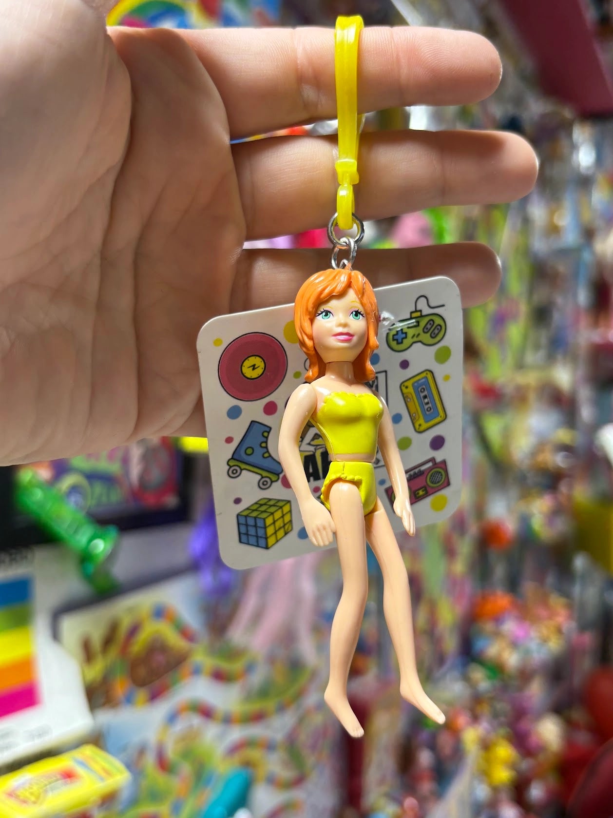 Polly Pocket- Orange Hair Keychains - Multiple Available