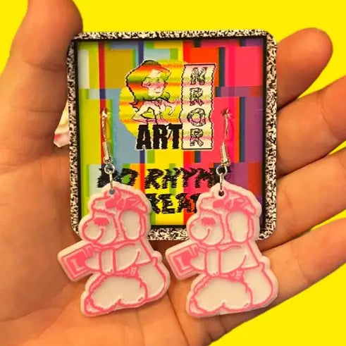 Shari Lewis -  Lamb Chop Earrings - Multiple Styles Available