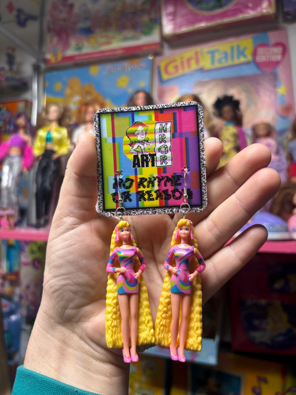 Totally Hair Barbie Earrings