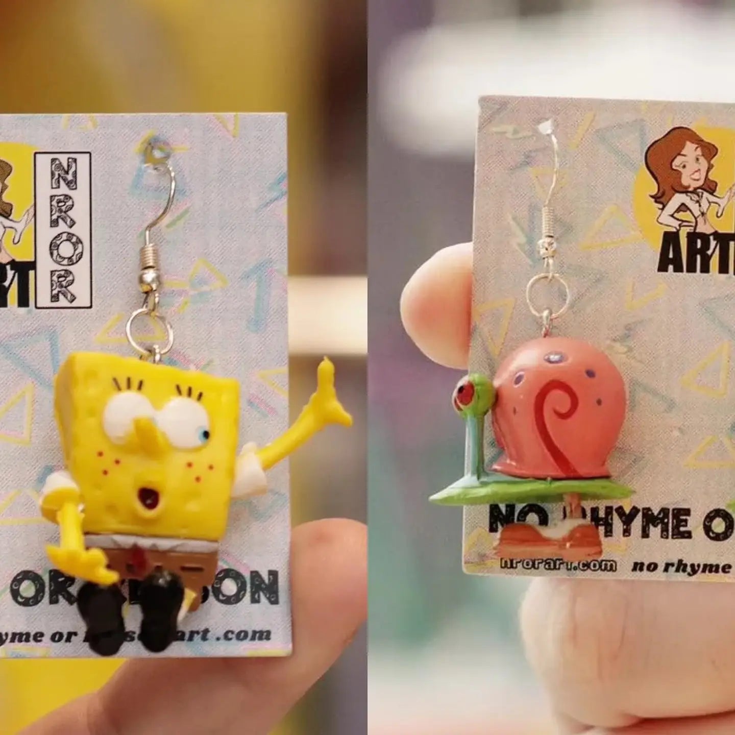 Spongebob Earrings - Multiple Styles Available