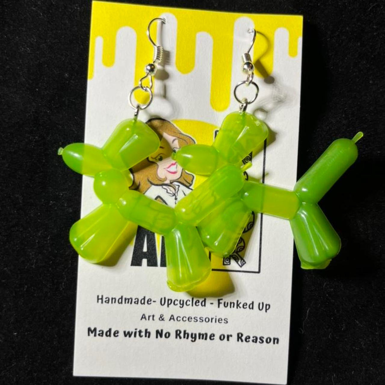 Balloon Animal Earrings - Multiple Colors Available