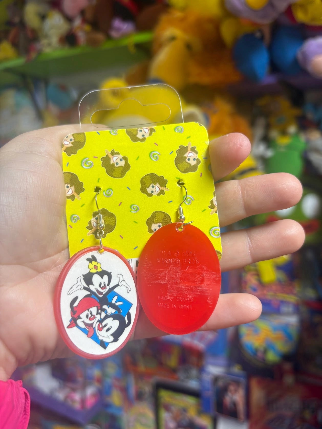 Animaniacs - Dot, Yakko, and Wakko Earrings