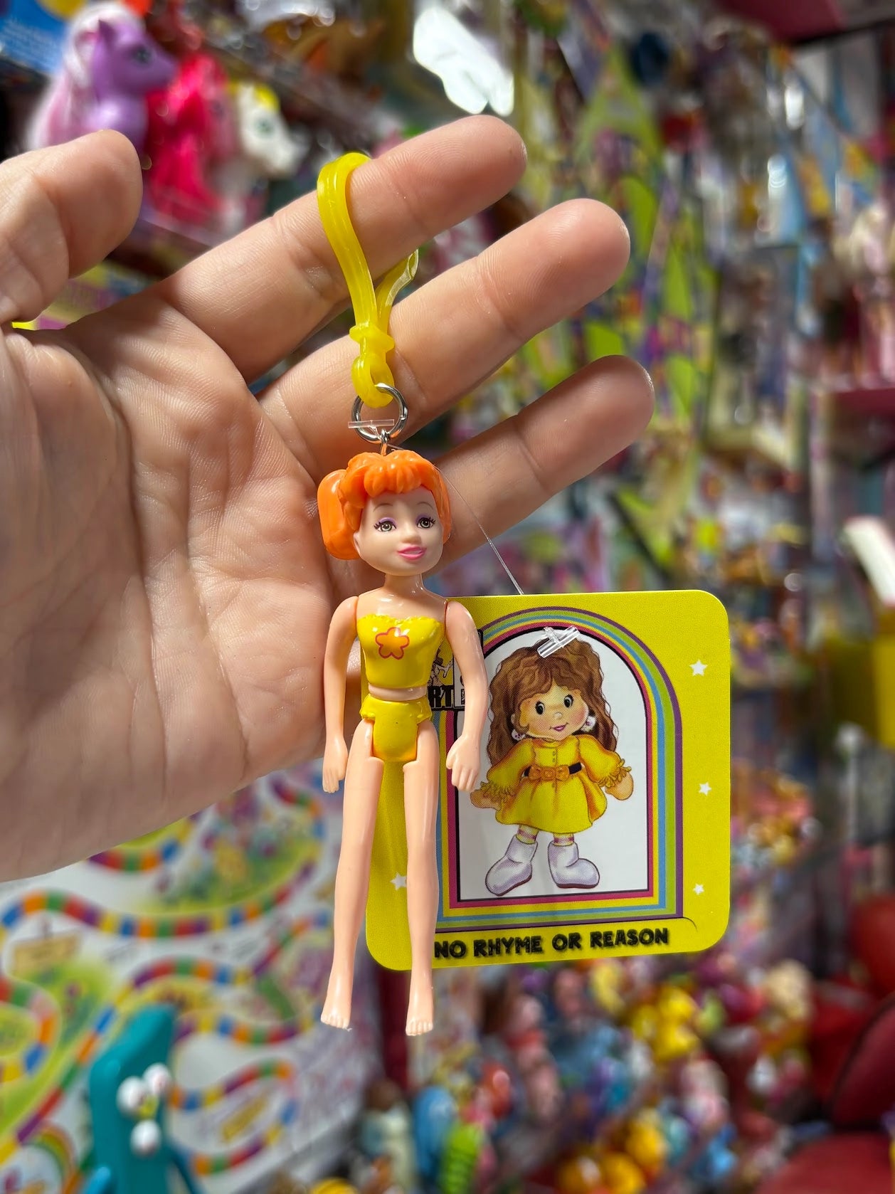 Polly Pocket- Orange Hair Keychains - Multiple Available