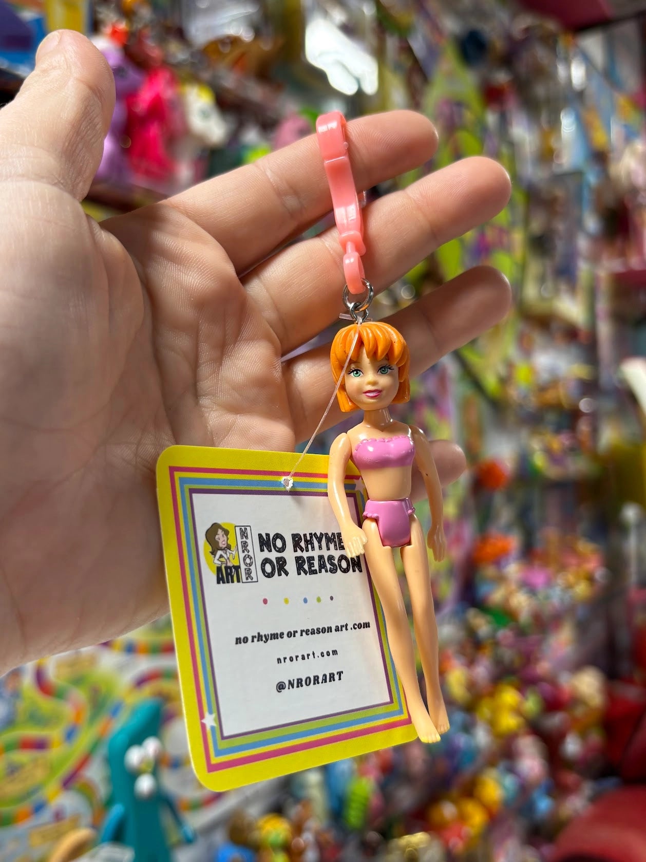 Polly Pocket- Orange Hair Keychains - Multiple Available