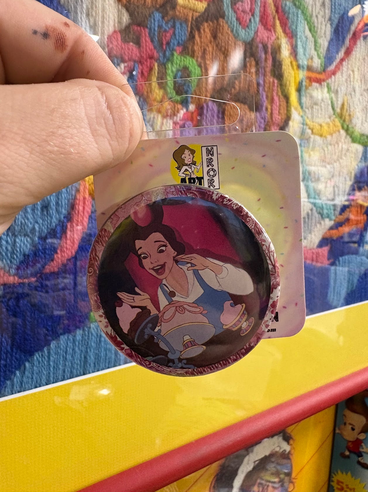 Beauty and the Beast Buttons - Multiple Available