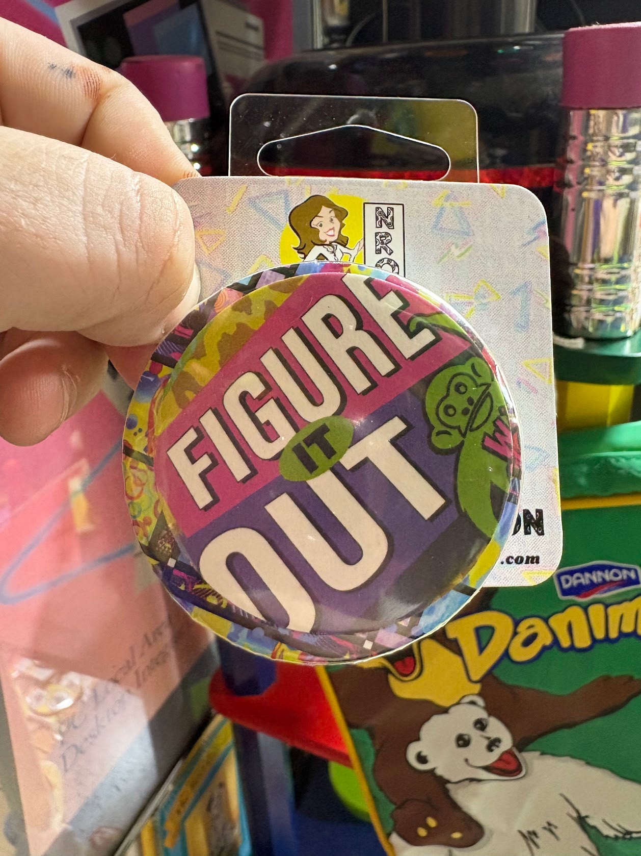 Nickelodeon Figure it Out Buttons - Multiple Available