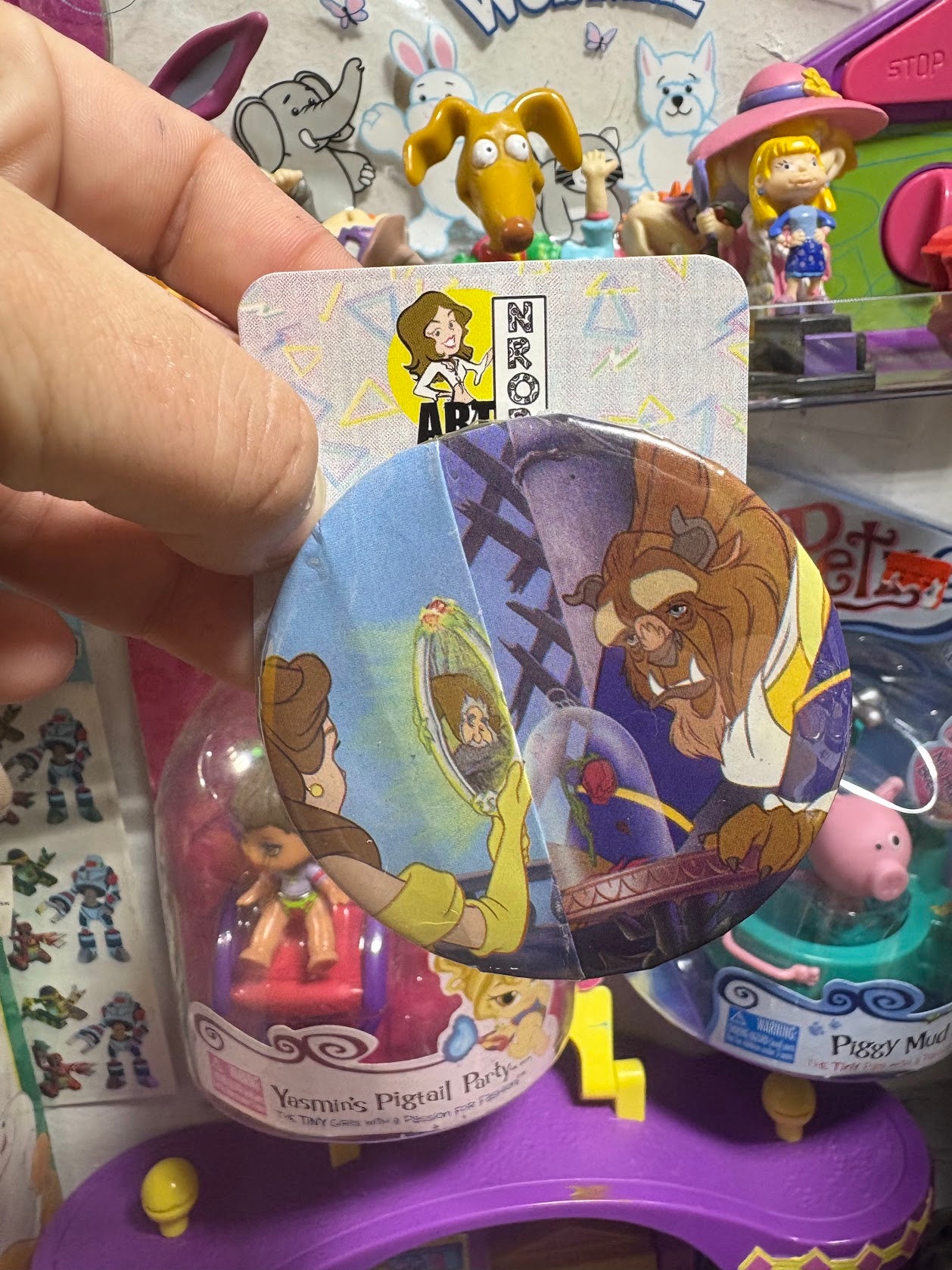 Beauty and the Beast Buttons - Multiple Available