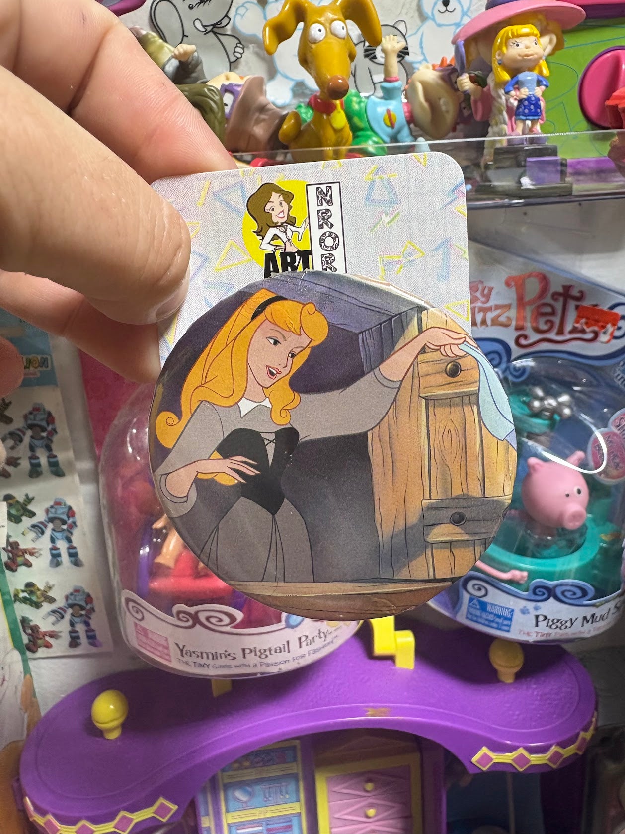 Sleeping Beauty Buttons - Multiple Available
