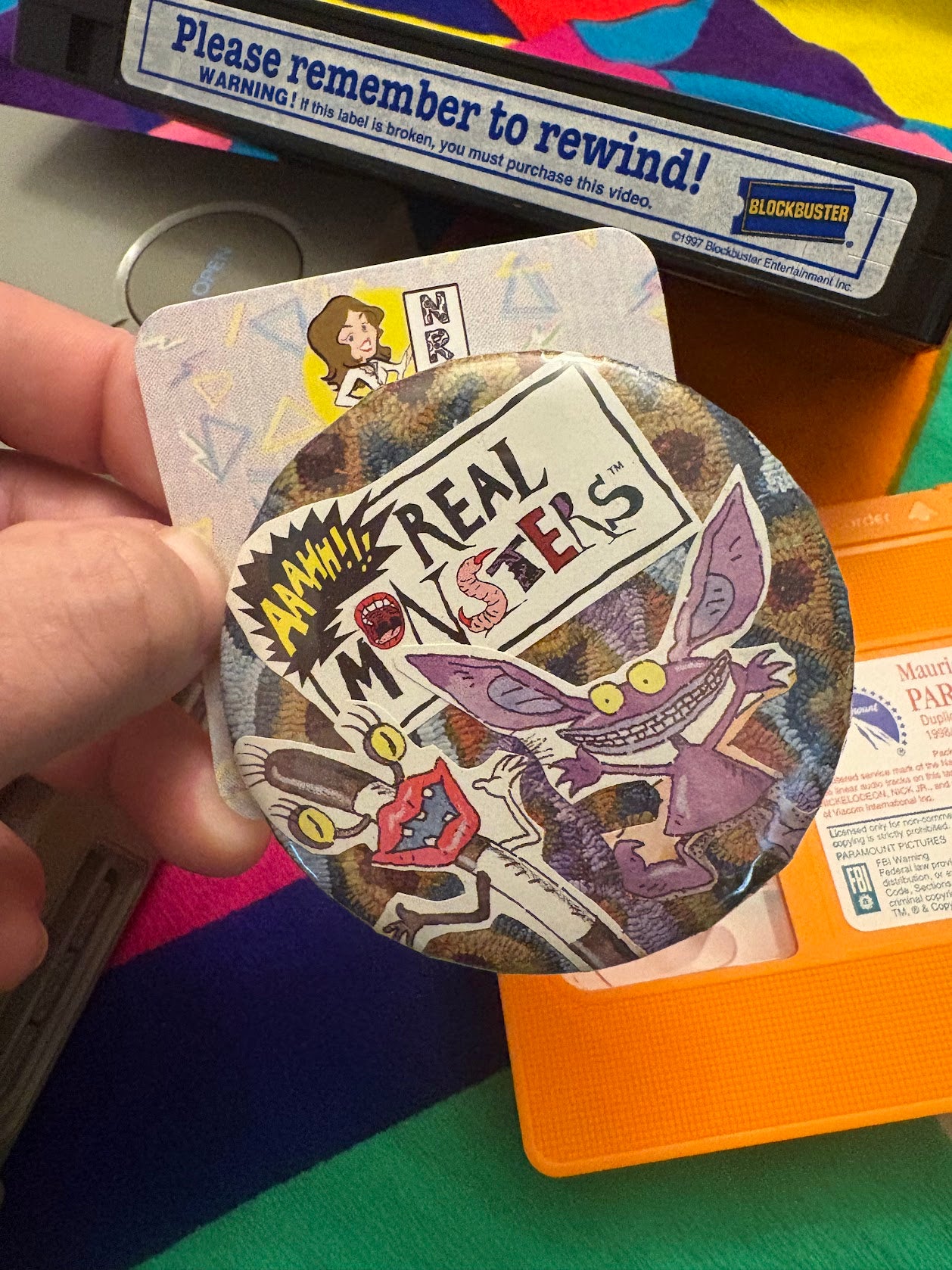 Aaahh!!! Real Monsters Buttons - Multiple Available
