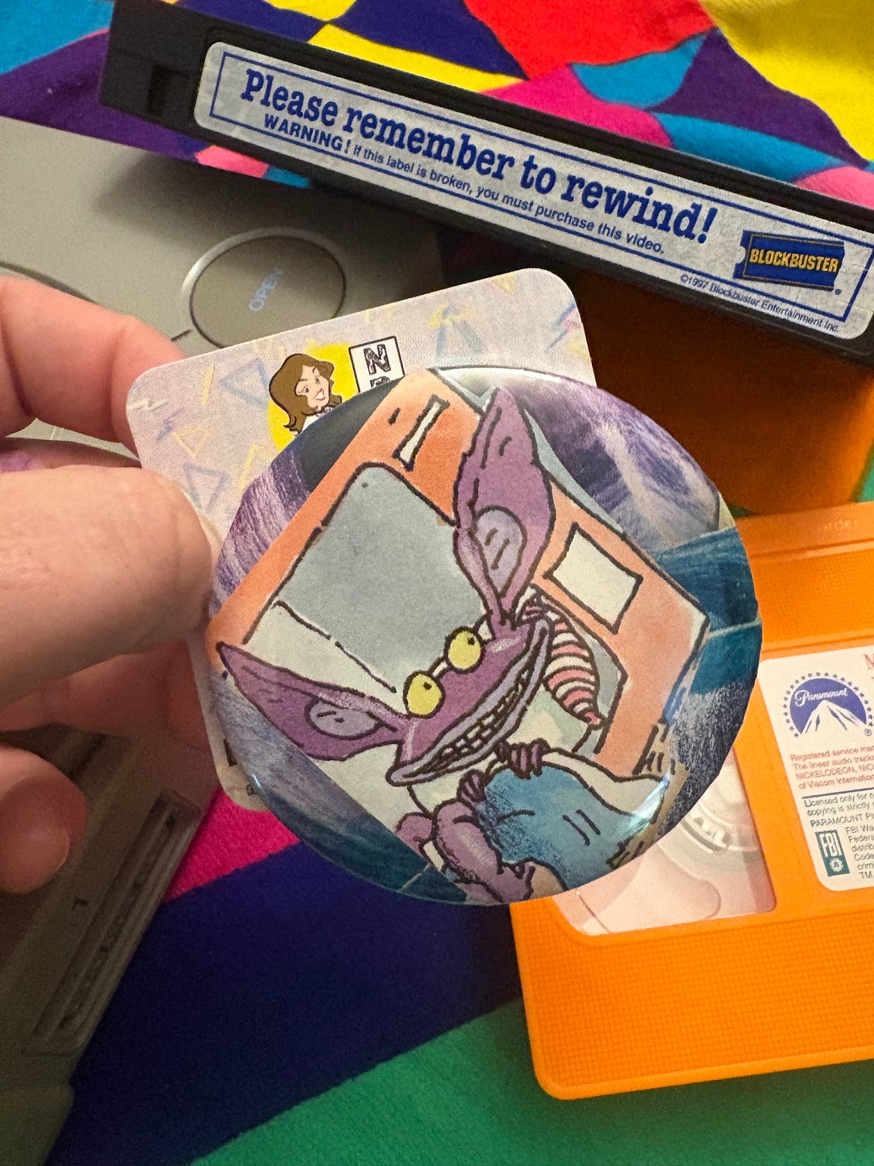 Aaahh!!! Real Monsters Buttons - Multiple Available