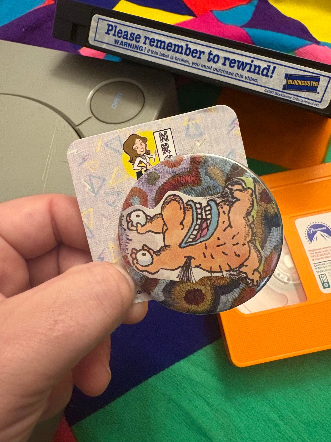Aaahh!!! Real Monsters Buttons - Multiple Available