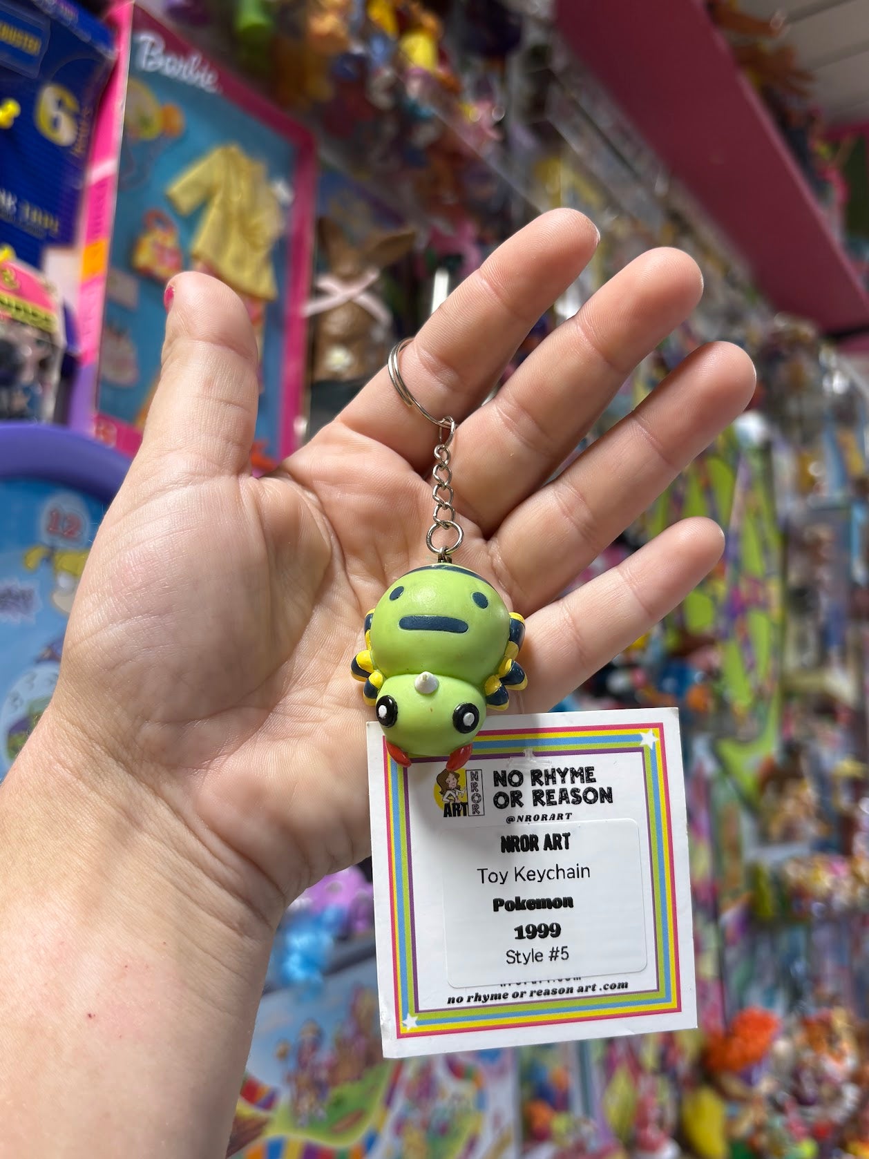 Pokemon Keychains - "Green" - Multiple Available