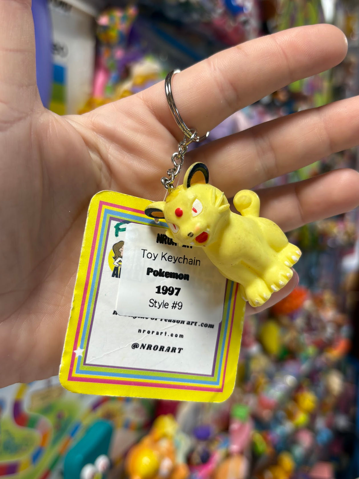 Pokemon Keychains - "Yellows" - Multiple Available