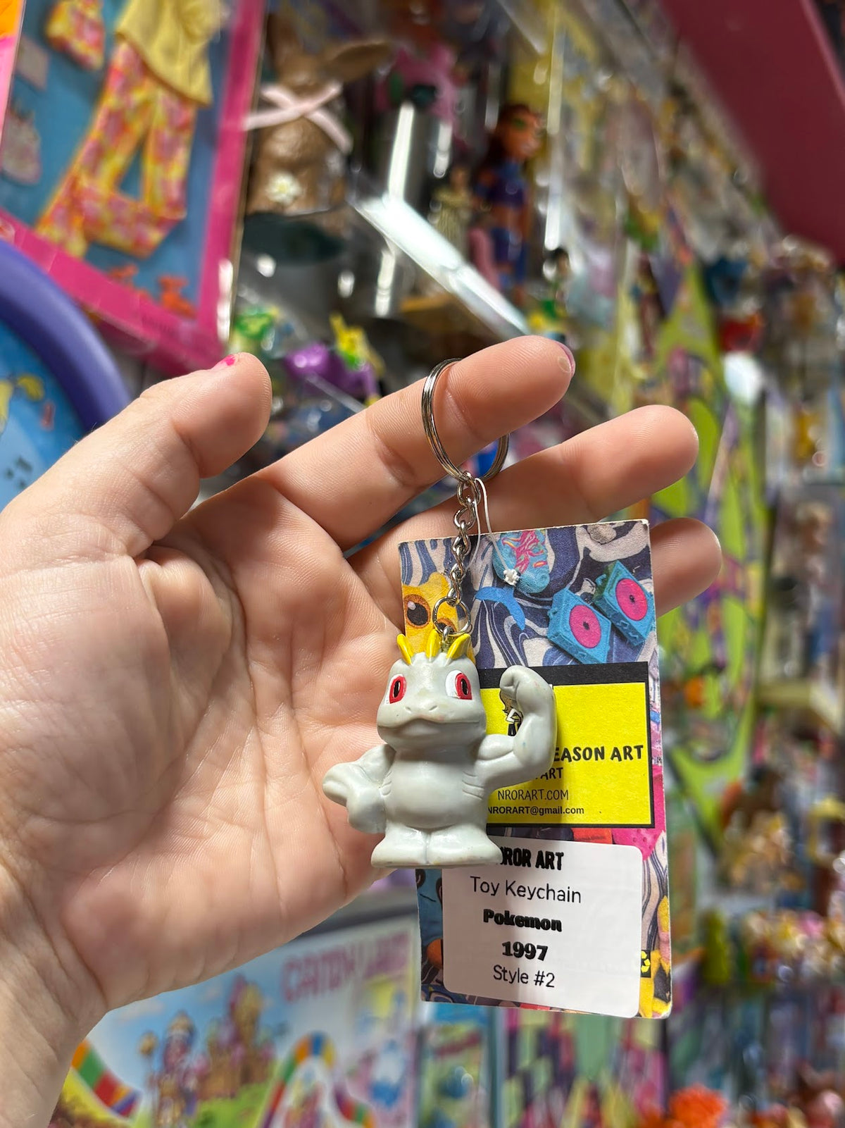 Pokemon Keychains - "Greys" - Multiple Available