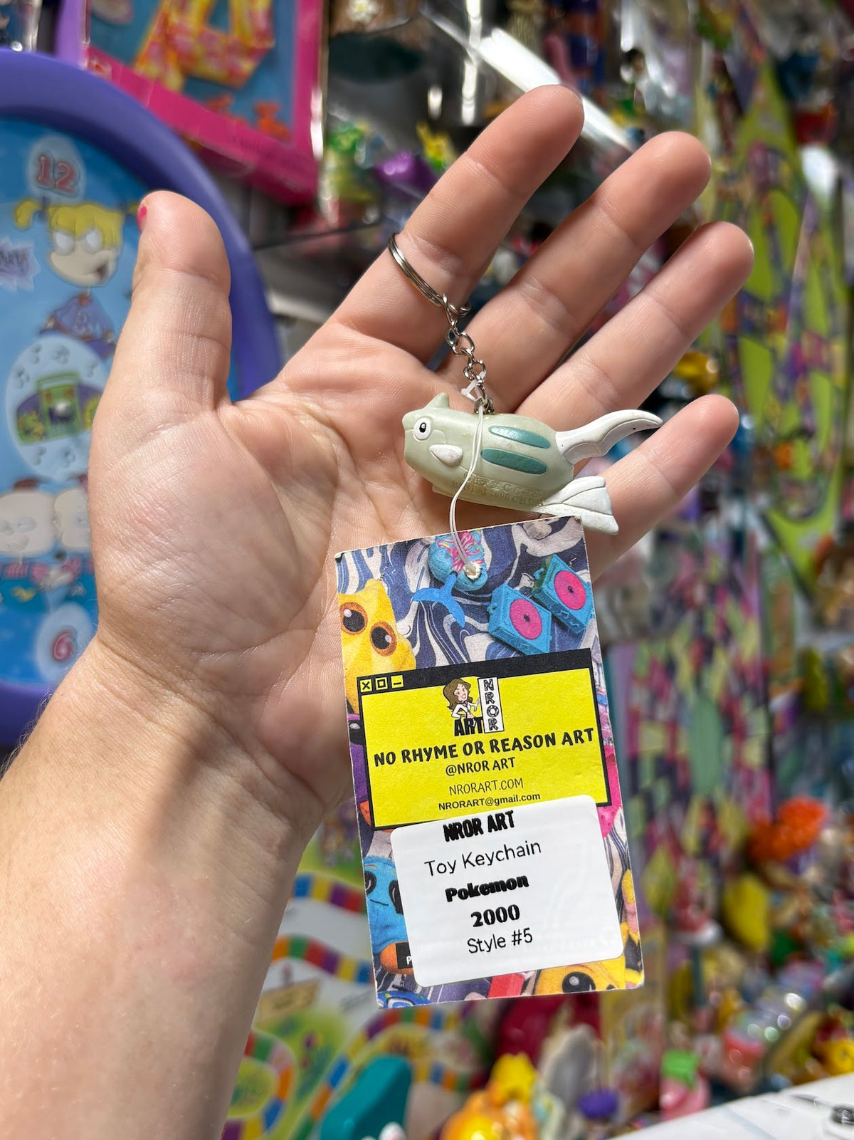 Pokemon Keychains - "Greys" - Multiple Available