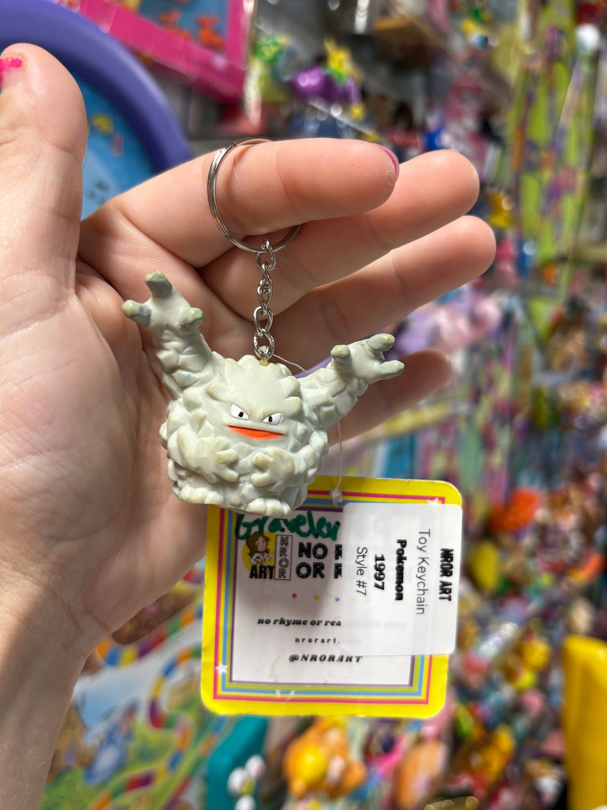 Pokemon Keychains - "Greys" - Multiple Available