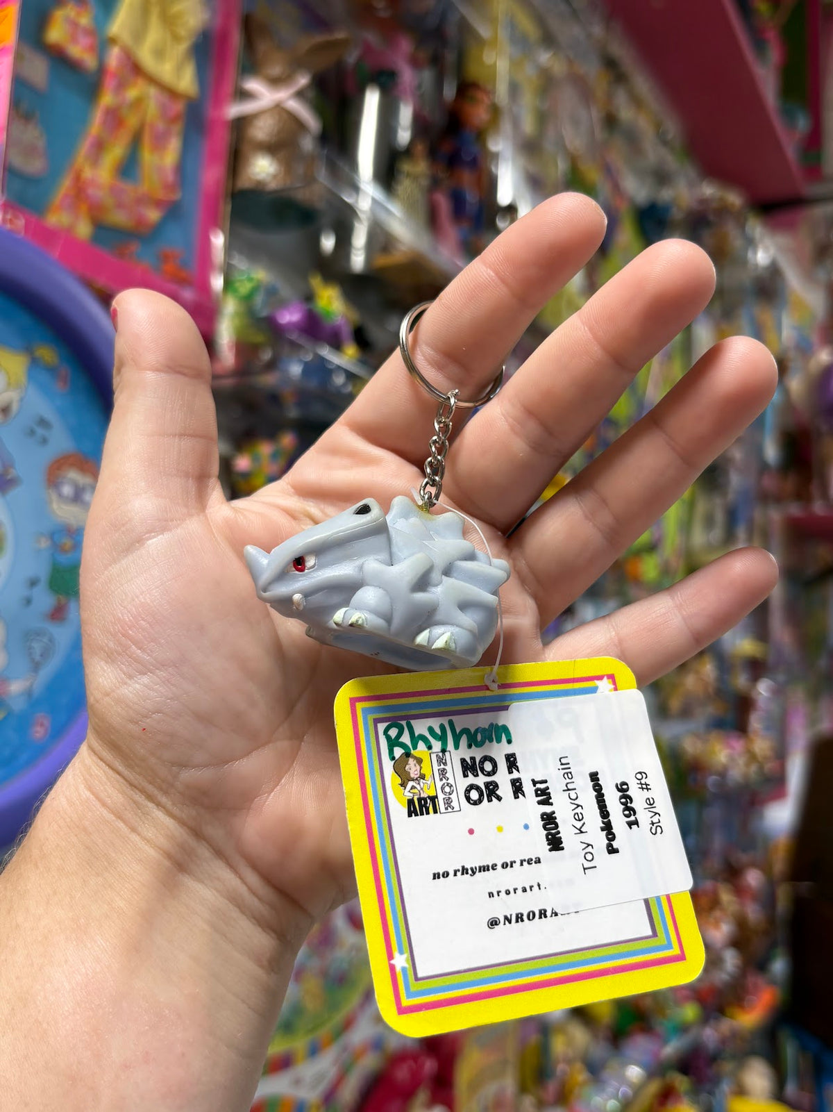 Pokemon Keychains - "Greys" - Multiple Available