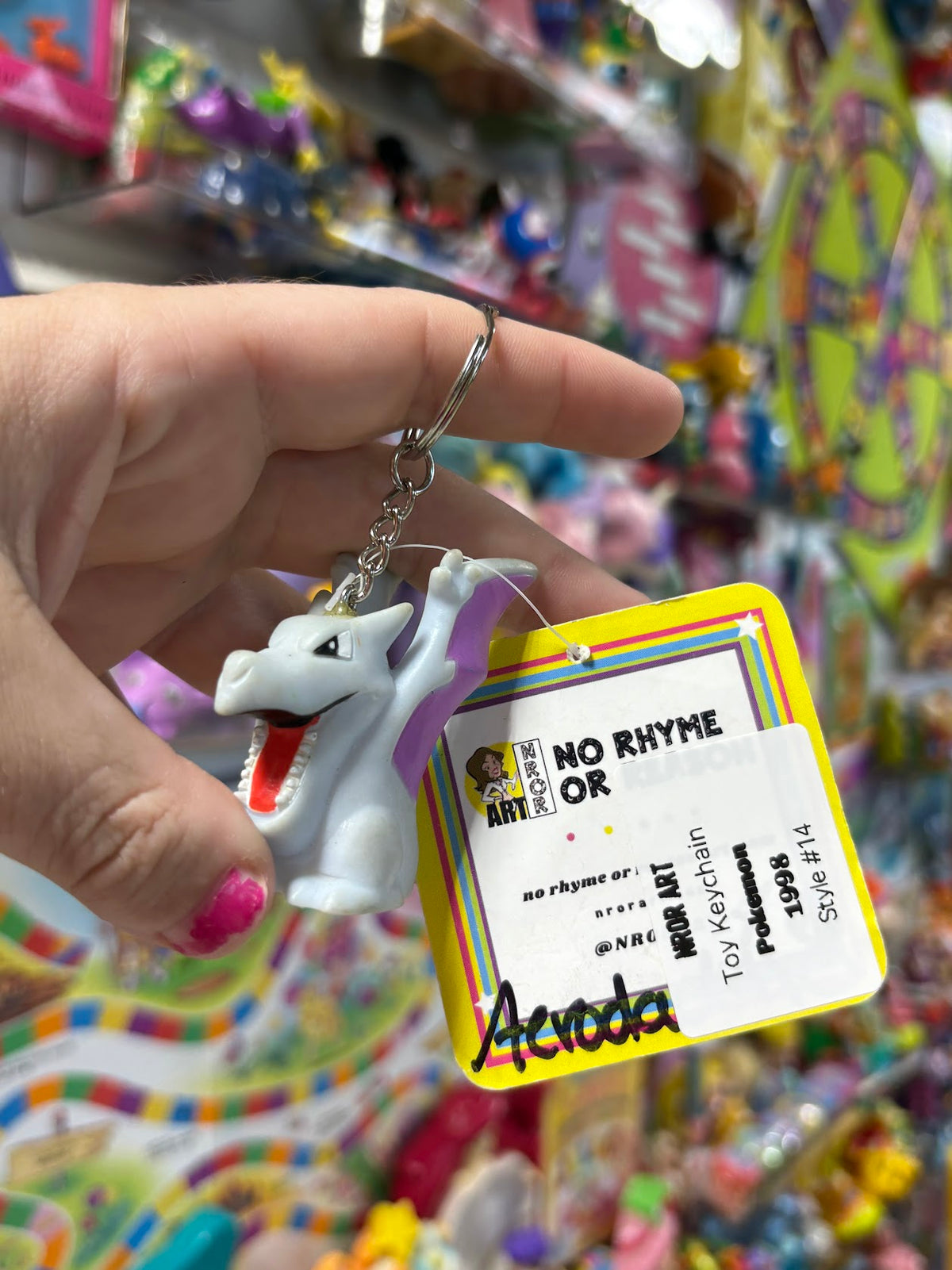 Pokemon Keychains - "Greys" - Multiple Available