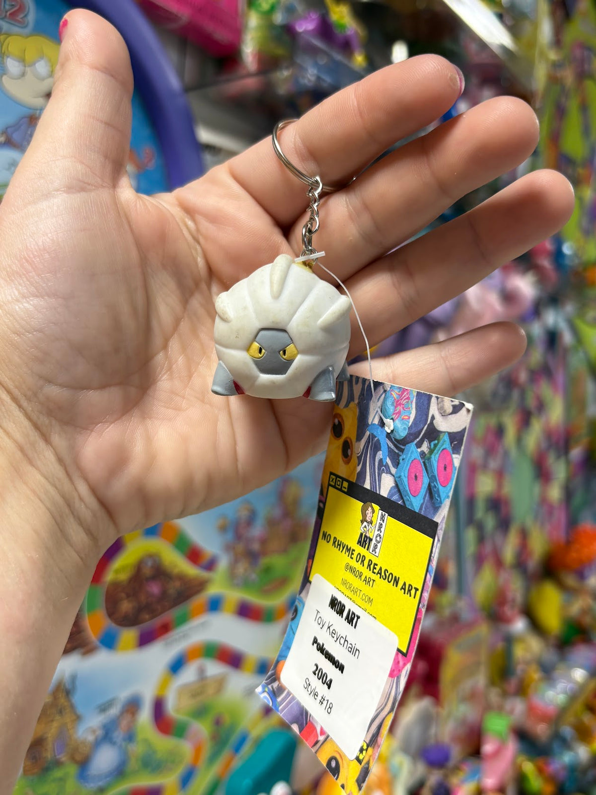 Pokemon Keychains - "Greys" - Multiple Available