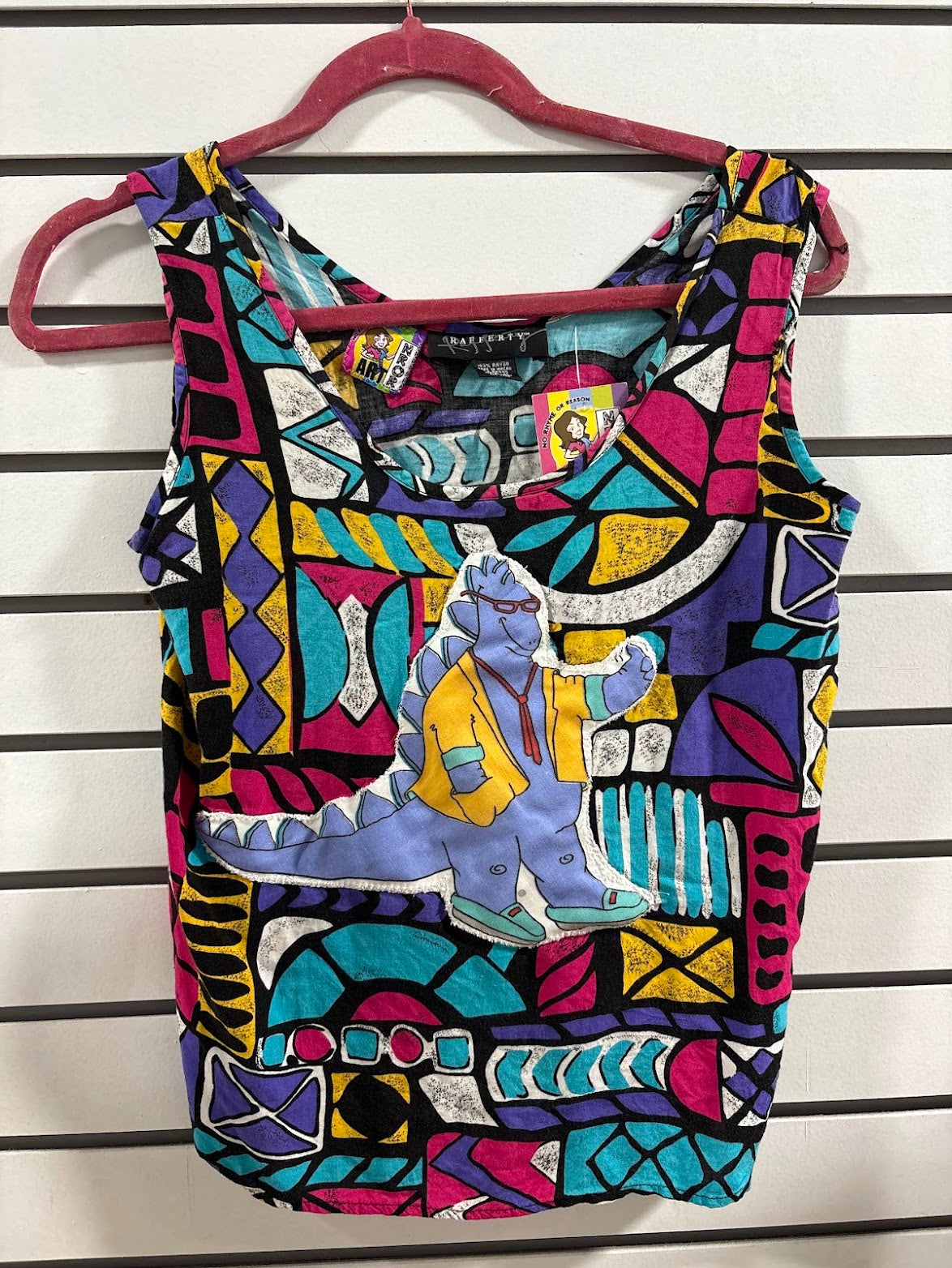 Rad Dino Tank Top - Aprox M