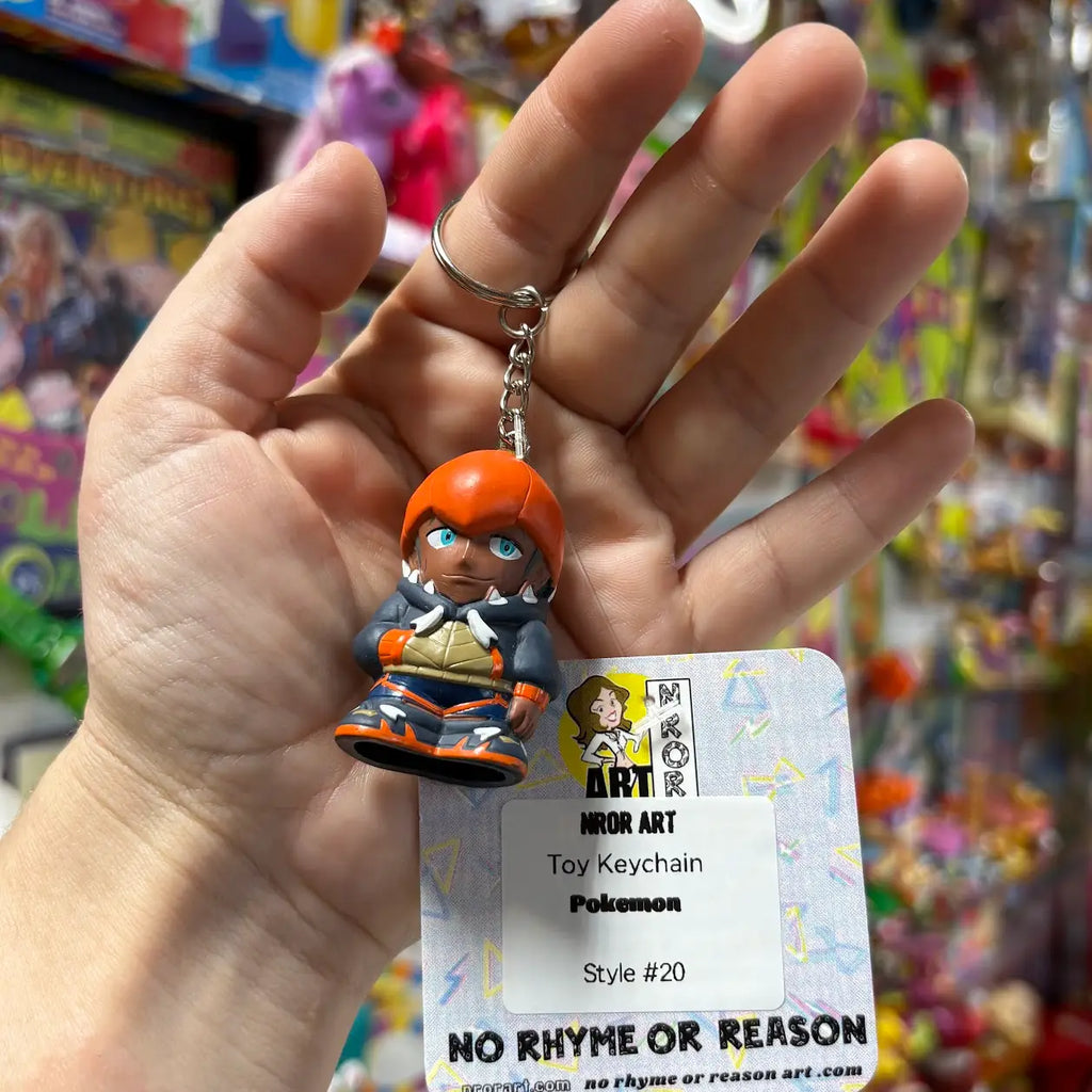 Pokemon Keychains - "Greys" - Multiple Available