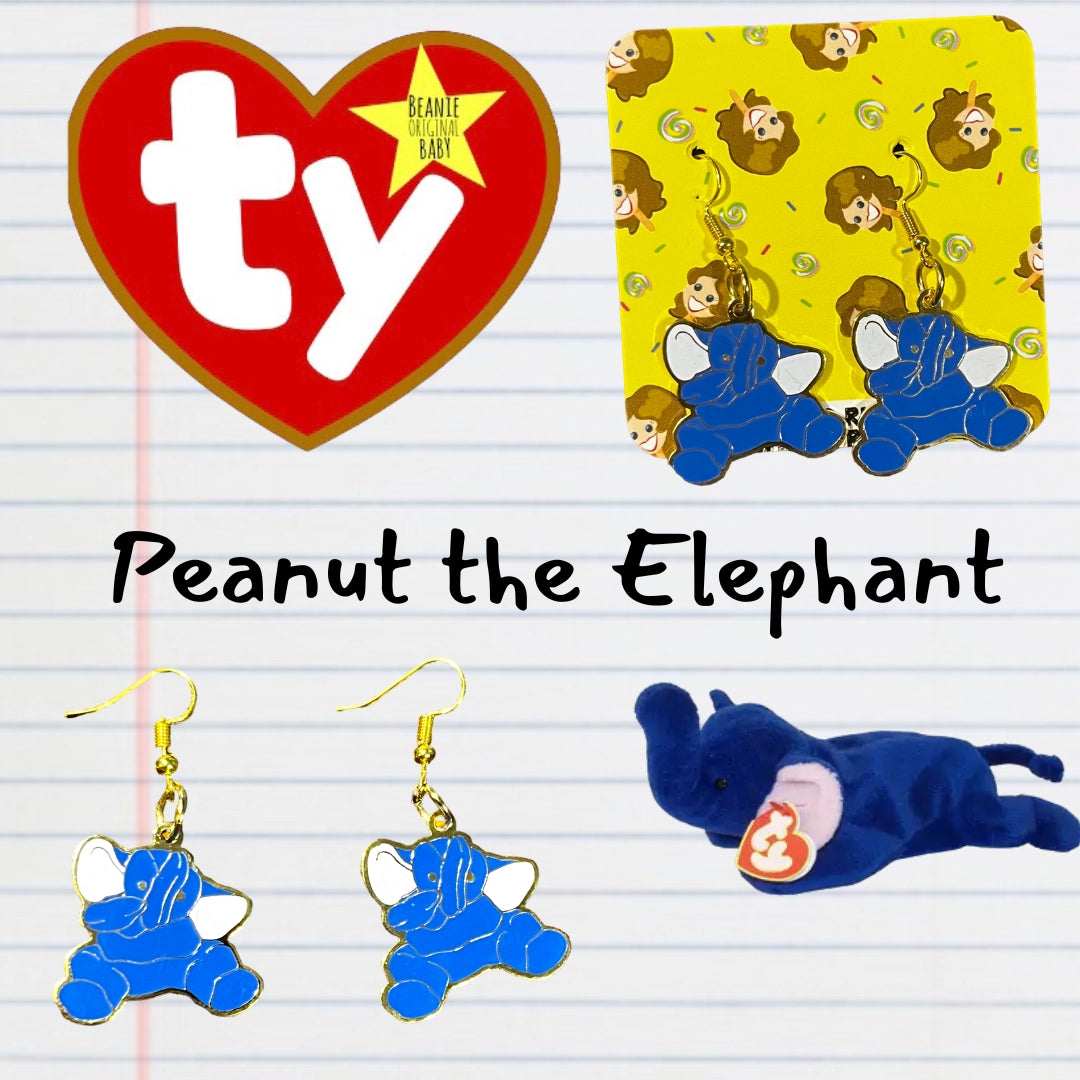 Ty Beanie Baby Earrings - Multiple Styles Available