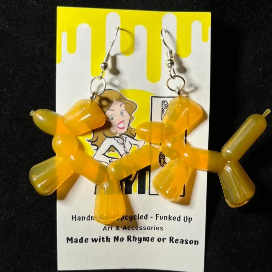 Balloon Animal Earrings - Multiple Colors Available