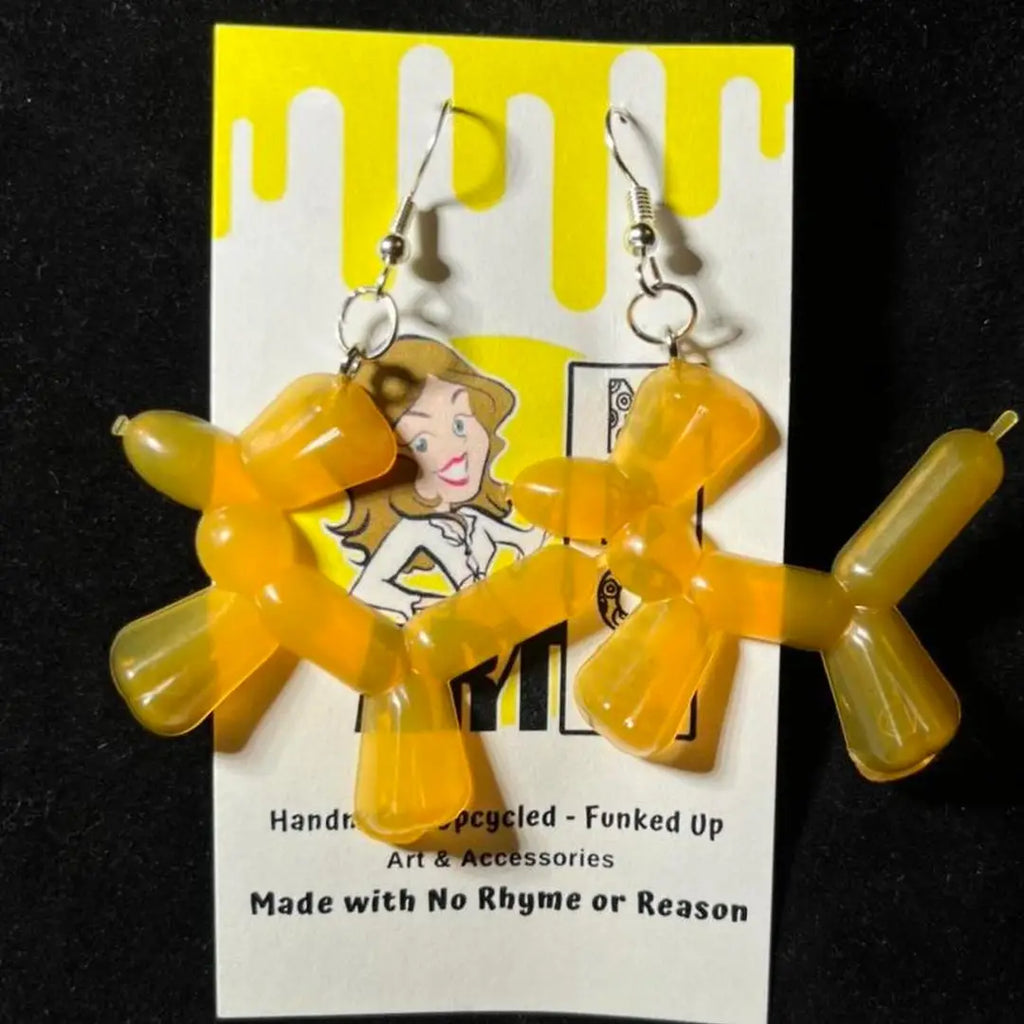 Balloon Animal Earrings - Multiple Colors Available