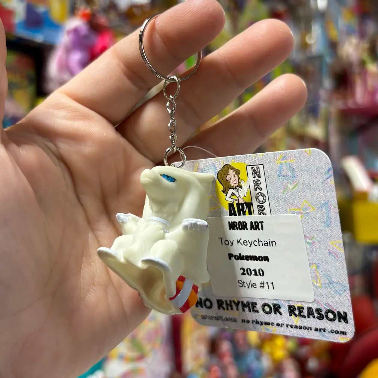 Pokemon Keychains - "Greys" - Multiple Available