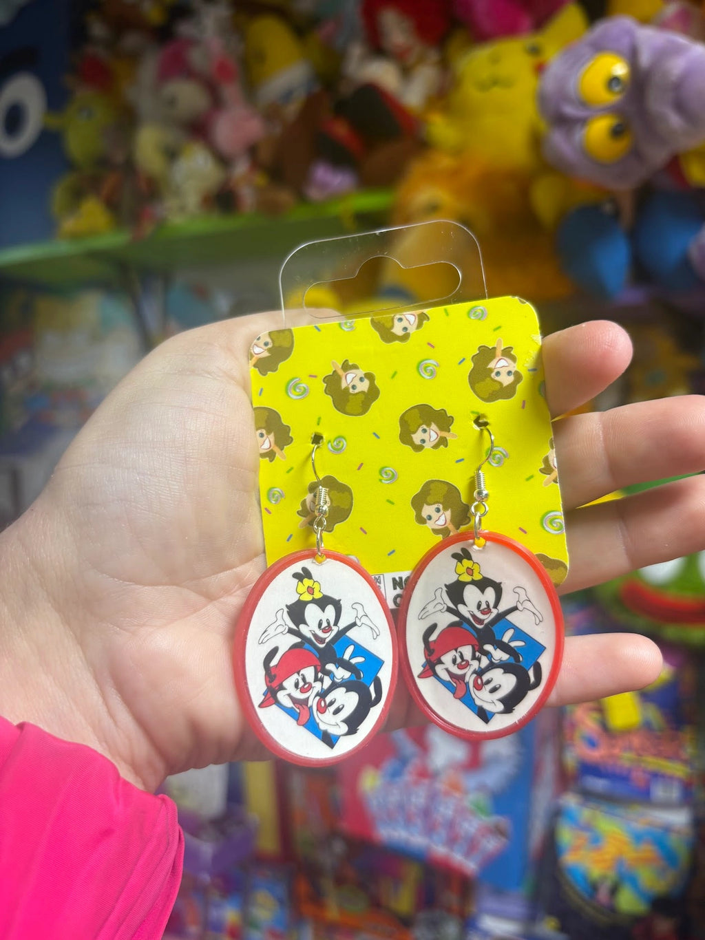 Animaniacs - Dot, Yakko, and Wakko Earrings