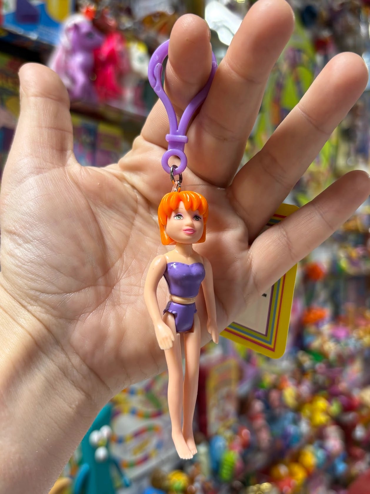 Polly Pocket- Orange Hair Keychains - Multiple Available