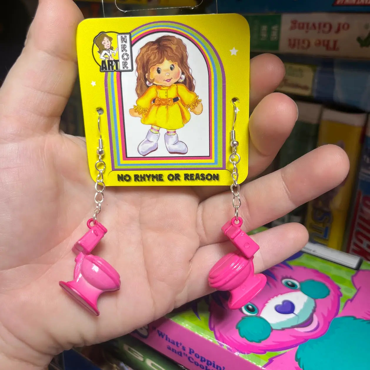 Toilet Earrings - Multiple Colors Available