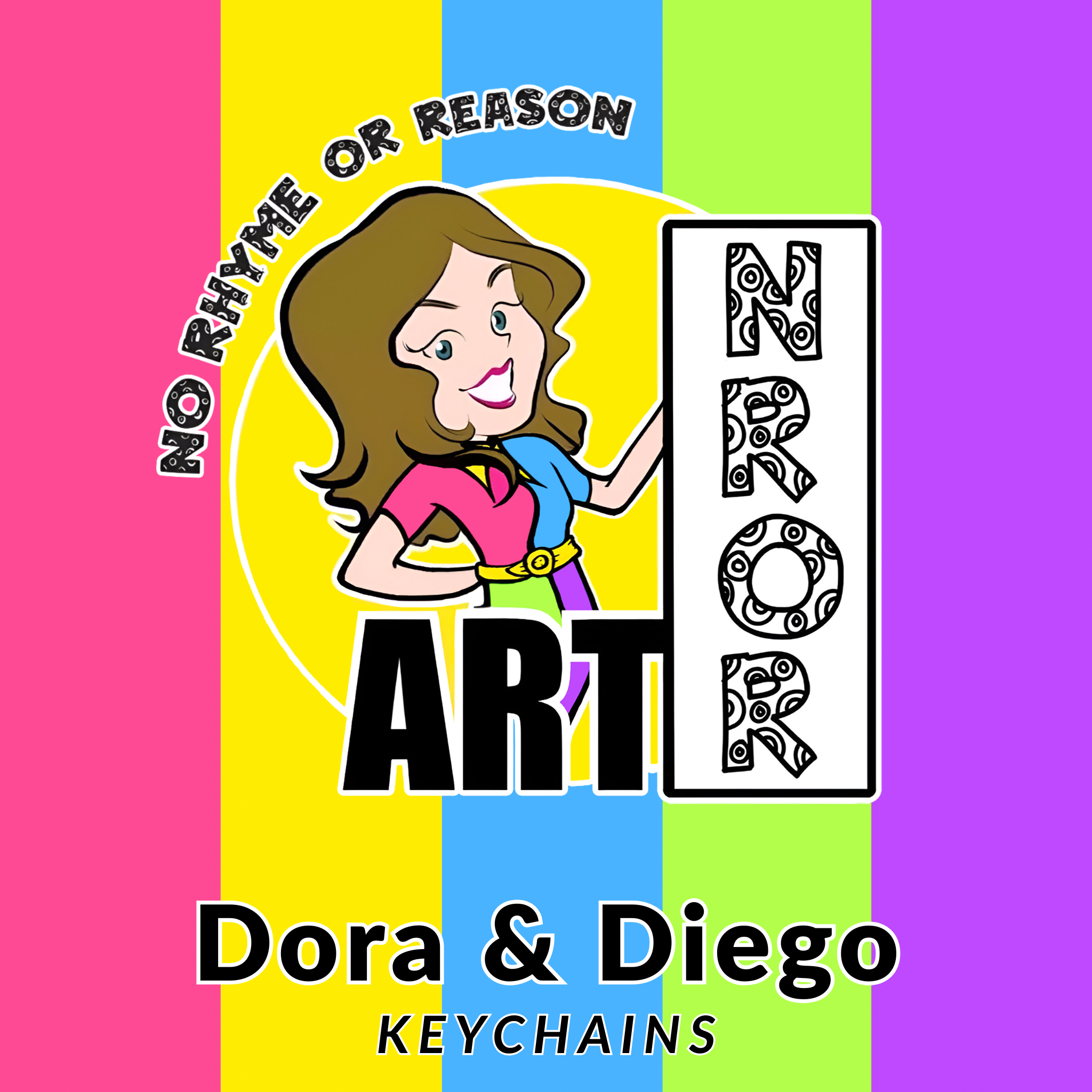 Dora and Diego Keychains - Multiple Available